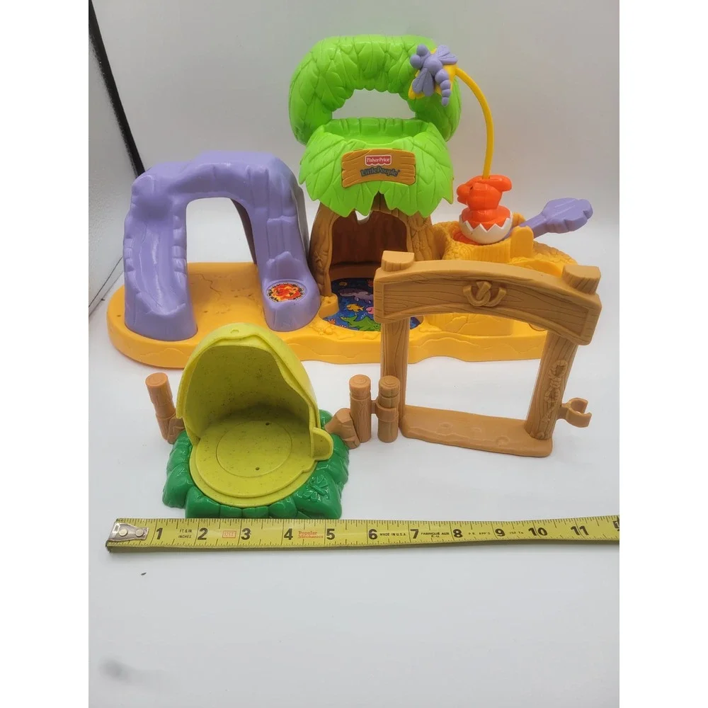 Fisher-Price Little People Dinosaur Discovery Playset 2003 Prehistoric Toy Set